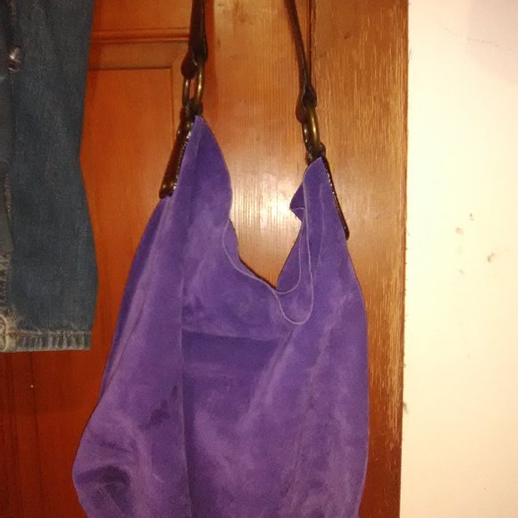 Vintage Nordstrom Suede Hobo - Picture 2 of 2